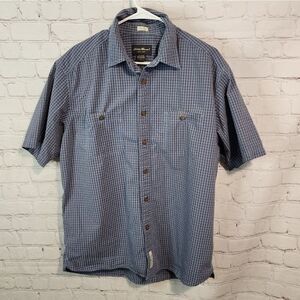 Men's Eddie Bauer "cool dry" button-down shirt, size Large